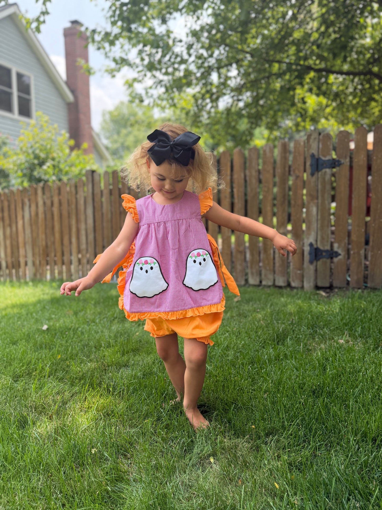 Flower Crown Ghost Bubble Short Set (ETA September)