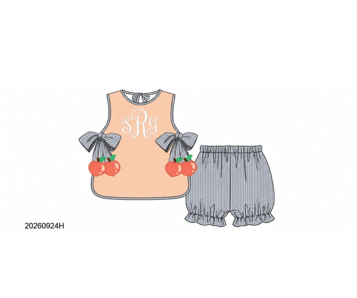 Peaches Bubble Shorts Set ETA DEC