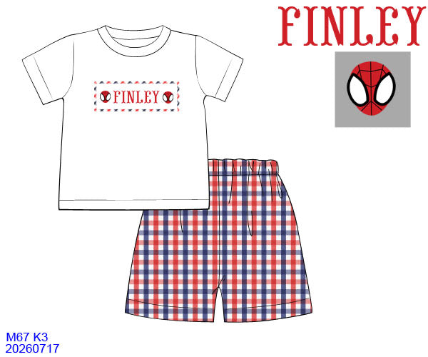 Spidey Name Smock ETA NOV