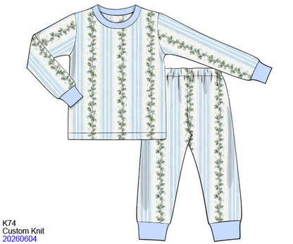 Love Shak Holiday Bamboo PJ’S Blue ETA OCT