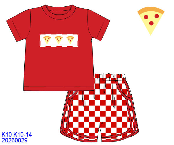 Pizza Short Set ETA DEC