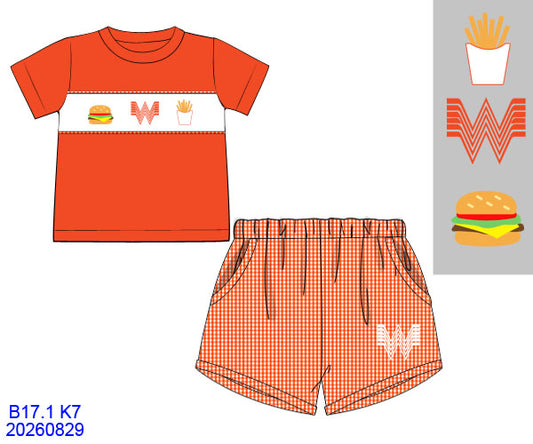 Whataburger Short Set ETA DEC