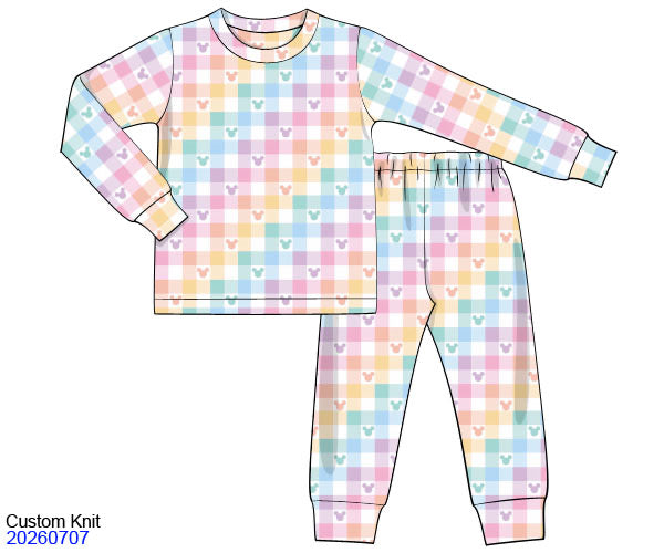 Rainbow Mouse Bamboo Unisex PJ Set ETA NOV