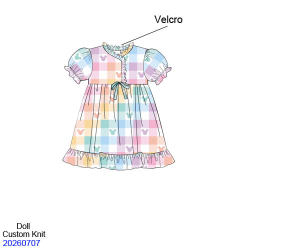 Rainbow Mouse Bamboo 18in Doll Nightgown ETA NOV