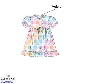 Rainbow Mouse Bamboo 18in Doll Nightgown ETA NOV
