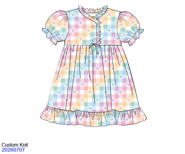 Rainbow Mouse Bamboo Girls Nightgown ETA NOV