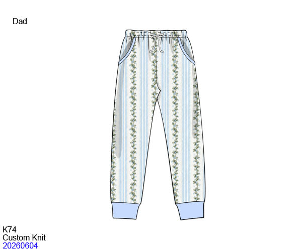 Love Shak Holiday Bamboo PJ’S Blue ETA OCT