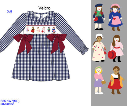 18in DOLL DRESS ETA NOV