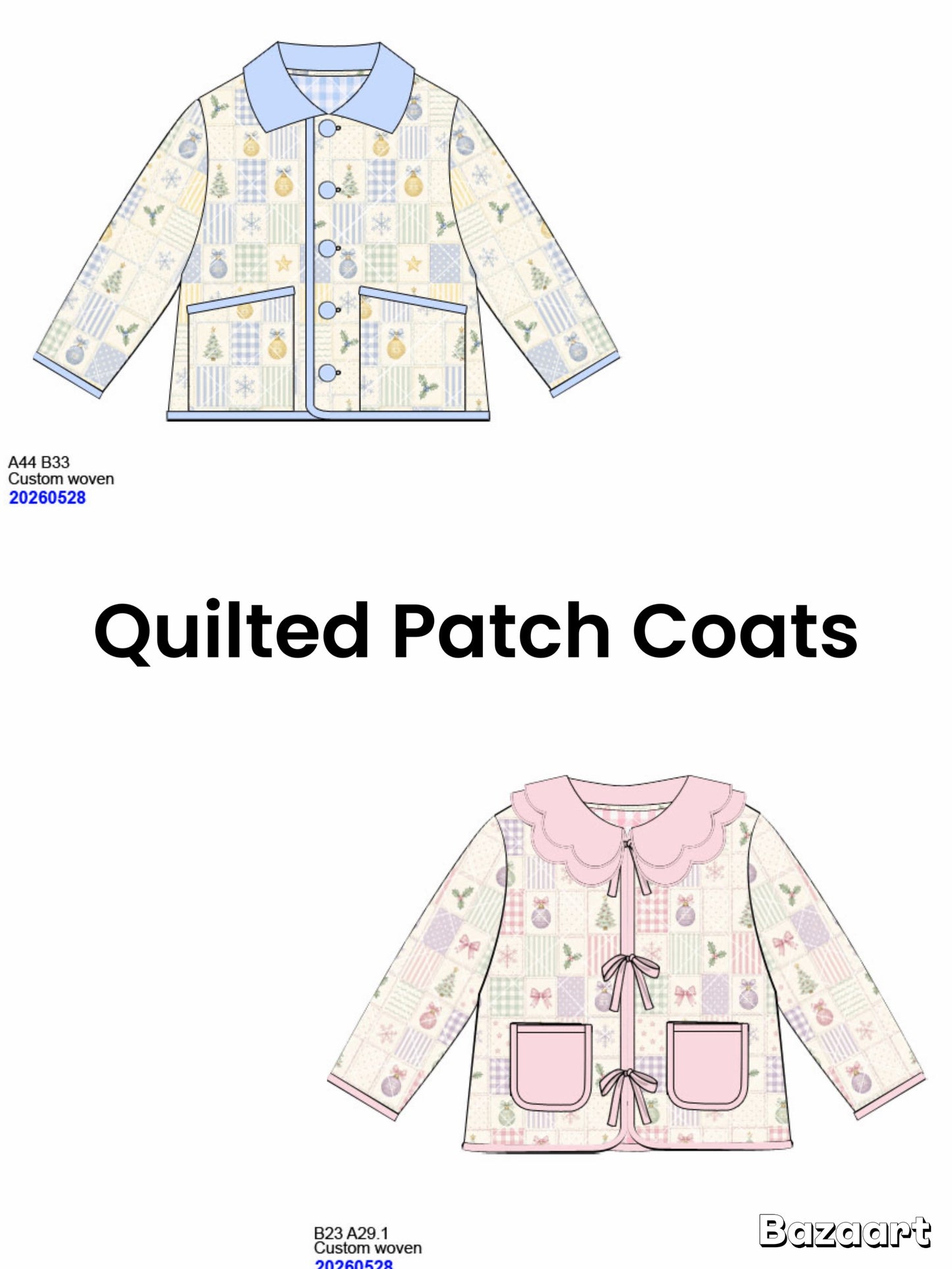 Quilted Patch Coats ETA OCT