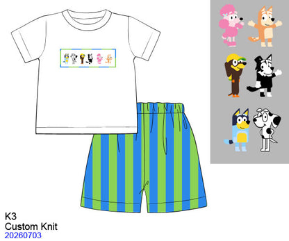 Bluey Friends Boys Short Set ETA NOV