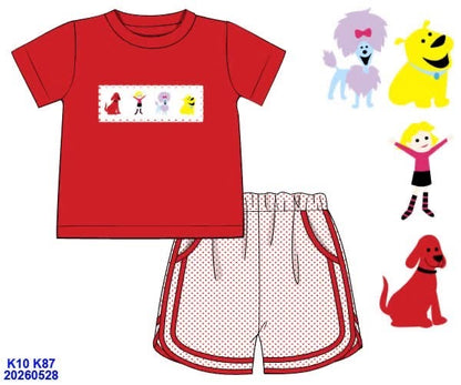 Big Red Dog Boys Short Set ETA NOV