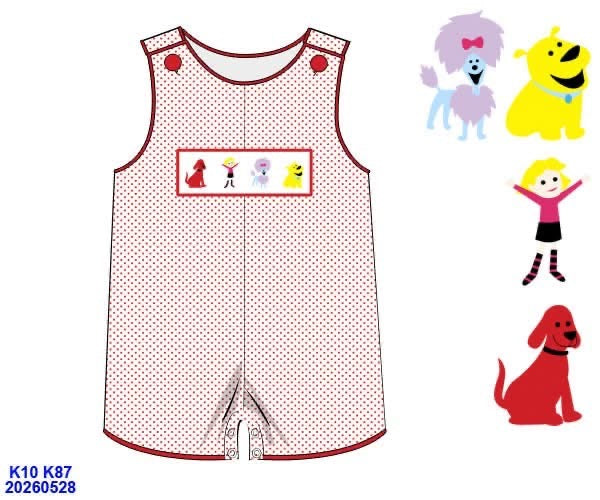 Big Red Dog Boys Romper ETA NOV