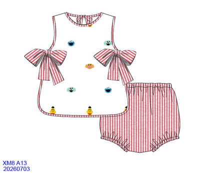 Sesame Friends Diaper Set ETA NOV