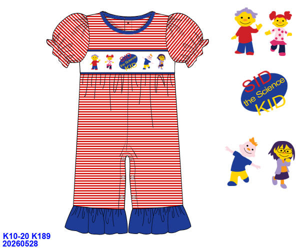Science Kid Girls Romper ETA NOV