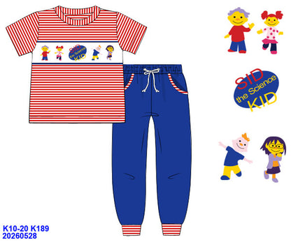 Science Kid Boys Pant Set ETA NOV