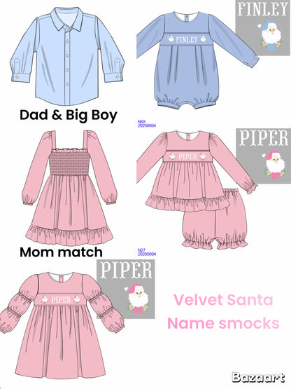 Velvet Santa ETA OCT