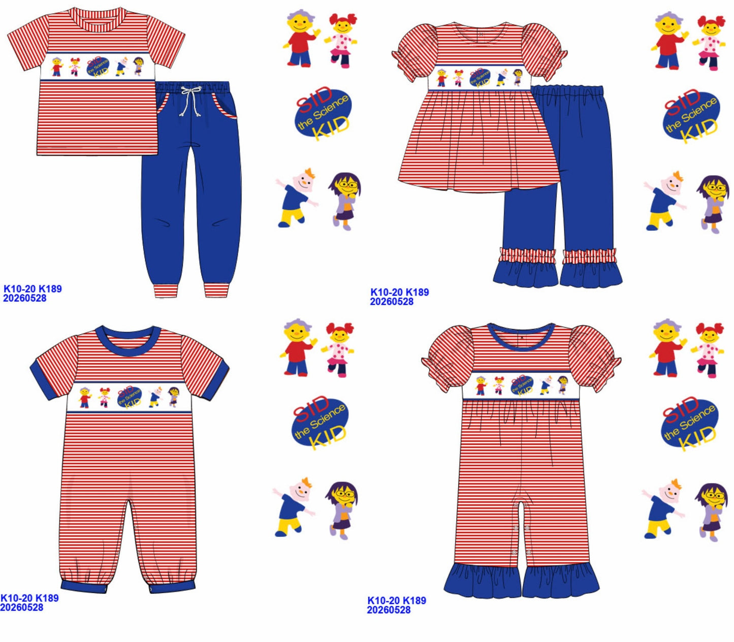 Science Kid Boys Pant Set ETA NOV