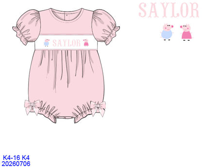 Peppa Pig Customizable Girls Bubble ETA NOV